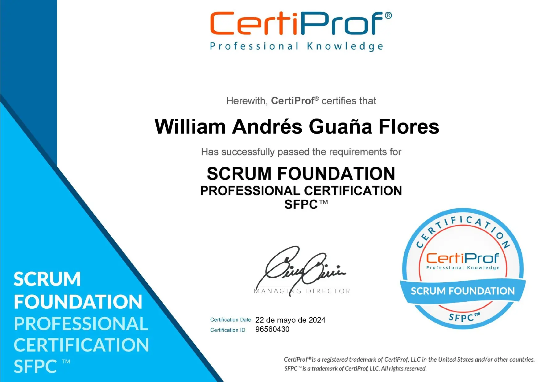 Certificación de Scrum Básico